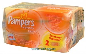 �������� Pampers 128�� NATURALLY CLEAN