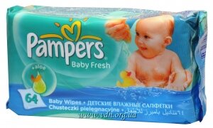 �������� Pampers 64�� BABY FRESH