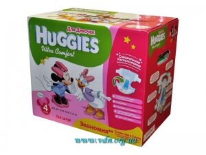 ���������� Huggies ULTRA COMFORT Disney Box Girl 4 (8-14��) 126��