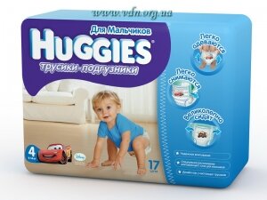 ������� Huggies Little Walkers Boy 4 (9-14��) 17��