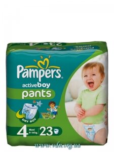 ������� Pampers Active Boy 4 Maxi (9-14 ��) 23��