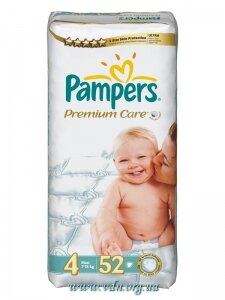���������� Pampers Premium Care 4 Maxi (7-14 ��) 52��