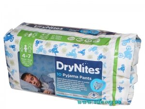 ������� Huggies DryNites ��� ��������� 4-7 ���(17-30��) 10��