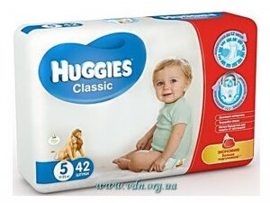���������� Huggies Classic ��� 5 ����� (11-22��) 42��