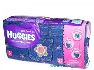 ������� Huggies Little Walkers Girl 4 (9-14��) 52��