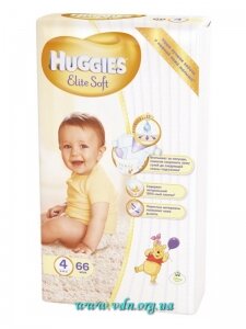 ���������� Huggies Elite Soft 4 (8-14��) 66��
