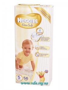 ���������� Huggies Elite Soft 5 (12-22��) 56��