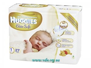 ���������� Huggies Elite Soft 1 (�� 5��) 27��