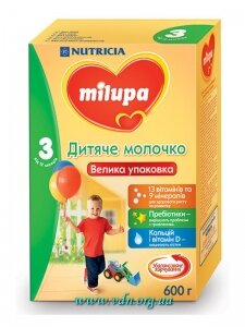 ��� ����� Milupa 3 ������ ������� (�� 12 ���) 600�