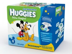 ���������� Huggies ULTRA COMFORT Disney Box Boy 4 (8-14��) 126��