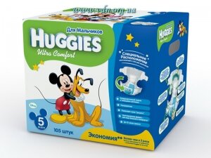 ���������� Huggies ULTRA COMFORT Disney Box Boy 5 (12-22��) 105��