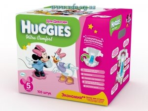 ���������� Huggies ULTRA COMFORT Disney Box Girl 5 (12-22��) 105��