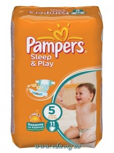 ���������� Pampers Sleep&Play 5 Junior (11-25 ��) 11��